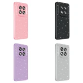 Zore Xiaomi ile uyumlu Redmi Note 14 Pro 4G Kılıf Kamera Korumalı Simli Lüks Koton Kapak - 10