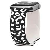 Apple Watch 7 45mm Zore KRD-140 Silikon Kordon Strap Kayış - 1