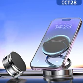 Zore T28 Vakum Özellikli 360 Derece Dönebilen Magnetik Telefon Tutucu thumbnail 11
