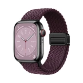 Apple Watch 7 41mm Zore KRD-134 Örgü Tasarımlı Hasır Kordon Strap Kayış thumbnail 8
