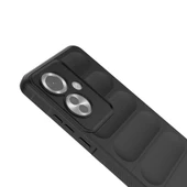 Zore Oppo ile uyumlu Reno 11F 5G Kılıf Esnek TPU Oyuklu Arka Yüzey Tasarımlı Etnik Silikon Kapak - 5