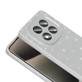 Zore Xiaomi ile uyumlu Redmi Note 14 Pro 4G Kılıf Kamera Korumalı Simli Lüks Koton Kapak - 9