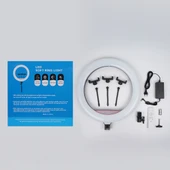Zore LJJ18 RGB Light 45cm Işıklı Telefon Tutucu Ring Light - 5