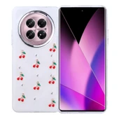 Zore İnfinix ile uyumlu Zero 40 5G Kılıf Airbag Tasarımlı Simli Şeffaf Kutup Kapak - 3