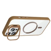 Zore Apple ile uyumlu iPhone 14 Pro Max Kılıf Standlı ve Kamera Lens Hediyeli M-Safe Şarj Özellikli Etro Kapak thumbnail 9