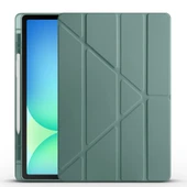 Zore Galaxy ile uyumlu Tab S10 FE Plus Kılıf Tri Folding Kalem Bölmeli Standlı Kılıf thumbnail 1