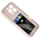 Zore Apple ile uyumlu iPhone 16 Pro Kılıf Kamera Korumalı Kartlık Hazneli Vitra Kapak - 3