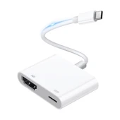 Zore Type-C to Type-C PD100W + HDMI 4K@30Hz 2in1 Adaptör - 4