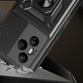 Zore Honor 400 Pro Kılıf Magnetik Standlı Kamera Korumalı Sürgülü Vega Kapak - 2