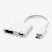 Zore Type-C to Type-C PD100W + HDMI 4K@30Hz 2in1 Adaptör - 5