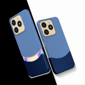 Zore Realme ile uyumlu C61 Kılıf Mıknatıslı Duble Kapak - 7