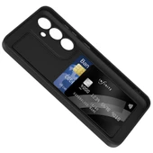 Zore Galaxy ile uyumlu S24 FE Kılıf Kamera Korumalı Kartlık Hazneli Vitra Kapak - 3