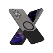 Zore Galaxy ile uyumlu S25 Ultra Kılıf M-Safe Şarj Özellikli Mıknatıslı Duble Kapak - 3