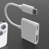 Zore Type-C to Type-C PD100W + HDMI 4K@30Hz 2in1 Adaptör - 9