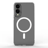 Zore Galaxy ile uyumlu S25 Edge Kılıf Kamera Korumalı M-safe Sert PC Porto Kapak - 3