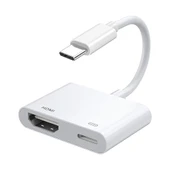 Zore Type-C to Type-C PD100W + HDMI 4K@30Hz 2in1 Adaptör - 11