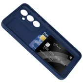 Zore Galaxy ile uyumlu S24 FE Kılıf Kamera Korumalı Kartlık Hazneli Vitra Kapak - 9