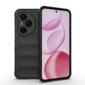 Zore Honor 400 Pro Kılıf Esnek TPU Oyuklu Arka Yüzey Tasarımlı Etnik Silikon Kapak - 1