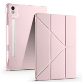 Zore Lenovo ile uyumlu Idea Tab Pro 12.7 TB-373FU Kılıf Tri Folding Kalem Bölmeli Standlı Kılıf thumbnail 1