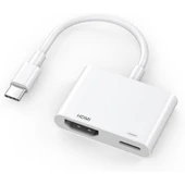 Zore Type-C to Type-C PD100W + HDMI 4K@30Hz 2in1 Adaptör - 2