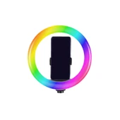 Zore MJ20 RGB Light 8 inç Işıklı Telefon Tutucu Ring Light - 2