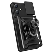 Zore İnfinix ile uyumlu Hot 30 Play Kılıf Magnetik Standlı Kamera Korumalı Sürgülü Vega Kapak - 2