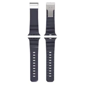 Apple Watch Ultra 49mm Zore KRD-145 Metal Tokalı Silikon Kordon - 4