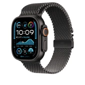 Apple Watch Ultra 49mm Zore KRD-100 Titanyum Hasır Kordon - 11