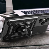 Zore Honor 400 Pro Kılıf Magnetik Standlı Kamera Korumalı Sürgülü Vega Kapak - 6
