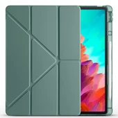 Zore Lenovo ile uyumlu Idea Tab Pro 12.7 TB-373FU Kılıf Tri Folding Kalem Bölmeli Standlı Kılıf thumbnail 6