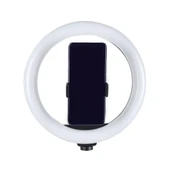 Zore MJ20 RGB Light 8 inç Işıklı Telefon Tutucu Ring Light - 1