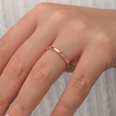 Gümüş Rose Ajda Kadın Yüzük thumbnail 3