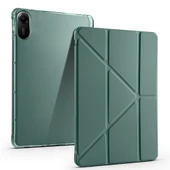 Zore Xiaomi ile uyumlu Redmi Pad 2 Kılıf Tri Folding Kalem Bölmeli Standlı Kılıf thumbnail 10