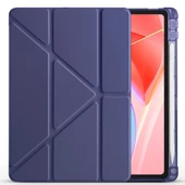 Zore Lenovo ile uyumlu Tab TB-311FU Kılıf Tri Folding Kalem Bölmeli Standlı Kılıf - 7