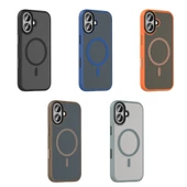 Zore Apple ile uyumlu iPhone 17 Kılıf Mat Arka Yüzey Wireless Şarj Özellikli Flet M-safe Kapak thumbnail 12