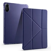 Zore Xiaomi ile uyumlu Redmi Pad 2 Kılıf Tri Folding Kalem Bölmeli Standlı Kılıf thumbnail 7