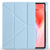 Zore Lenovo ile uyumlu Tab TB-311FU Kılıf Tri Folding Kalem Bölmeli Standlı Kılıf - 5