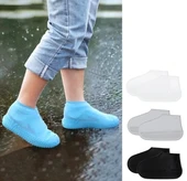 CEYLAN ADAM  Silikon Ayakkabı Kılıfı Kaymaz Su Kir Geçirmez   L Beden Siyah thumbnail 1