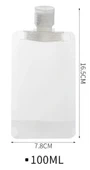 CEYLAN ADAM  3 Adet 100ml Krem Şampuan Kabı Tekrar Kullanılabilir Set - 4