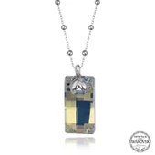 Supertrend Swa Crystal Taşlı Top Zincir Baget Gümüş Kadın Kolye thumbnail 1