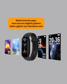 TPU ve Silikon Kordonlu Akıllı Bileklik – 20 Gün Bekleme Süresi thumbnail 3