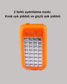 Gold Silver Güneş Enerjili Powerbank Işıldak – 10000 mAh, Taşınabilir, Suya Dayanıklı, 32 LED thumbnail 3