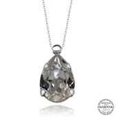 Supertrend Swa Crystal Taşlı Damla Gümüş Kadın Kolye thumbnail 1