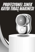 Kablosuz Tıraş Makinesi Günlük Hızlı Taşınabilir Şarjlı Yuvarlak Paslanmaz Çelik thumbnail 1