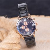 Pinkoli Yeni Model Roma Rakamlı Rose Renk Çelik Kasa Kadın Kol Saati ST-304011 thumbnail 1