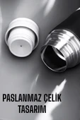 500 ml Kapasiteli Taşınabilir Basınçlı Termos Seti Günlük Kullanım için İdeal thumbnail 3