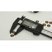 Porsche Logo Jant Torpido Direksiyon 9mm Damla Sticker Logo Seti thumbnail 5