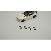 Lamborghini Logo Jant Torpido Direksiyon 9mm Damla Sticker Logo Seti - 2