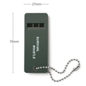 BUFFER® Kamp Outdoor Yaşam Yüksek Sesli Acil Durum Survival Plastik Düdük - 4