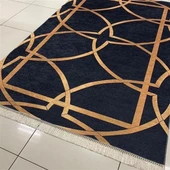 Hitit Yolluk Halısı 80x300 Lidya Lüx GK202 Siyah - 1